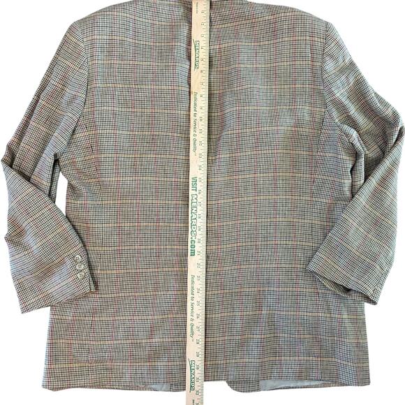Vintage 90s Brooks Brothers Men’s Houndstooth Wool Sport Coat Made in USA – 44R - Picture 10 of 13